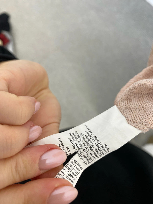 Lovely river island rose pattern sparkle shift dress UK 18 JB005