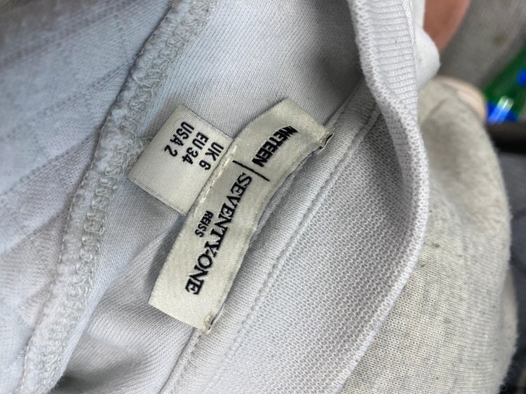 Lovely reiss 1971 jemma bone textured mini dress UK 8 AG006