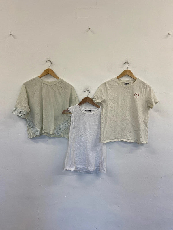 Pieces River Island Vero Moda Cute Casual Tops Trio M-XL #20 LN001