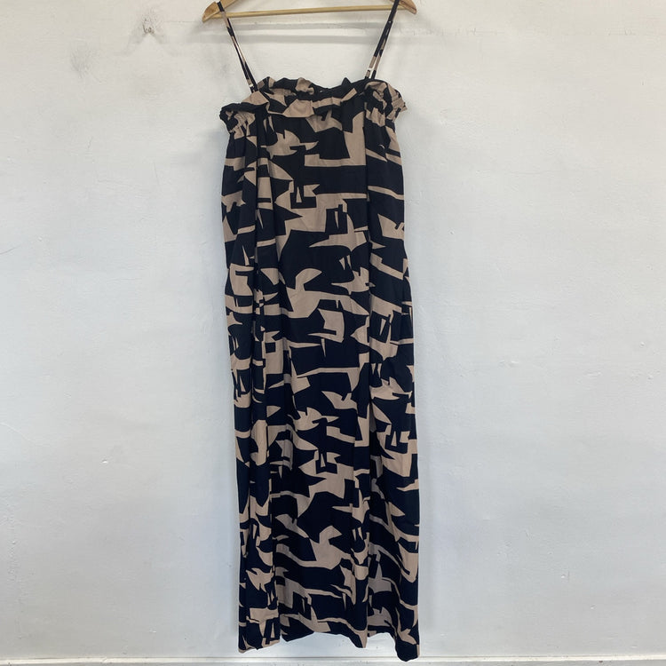 Essential Antwerp Bokchoy Cotton Maxi Dress NWT UK 12 JP001