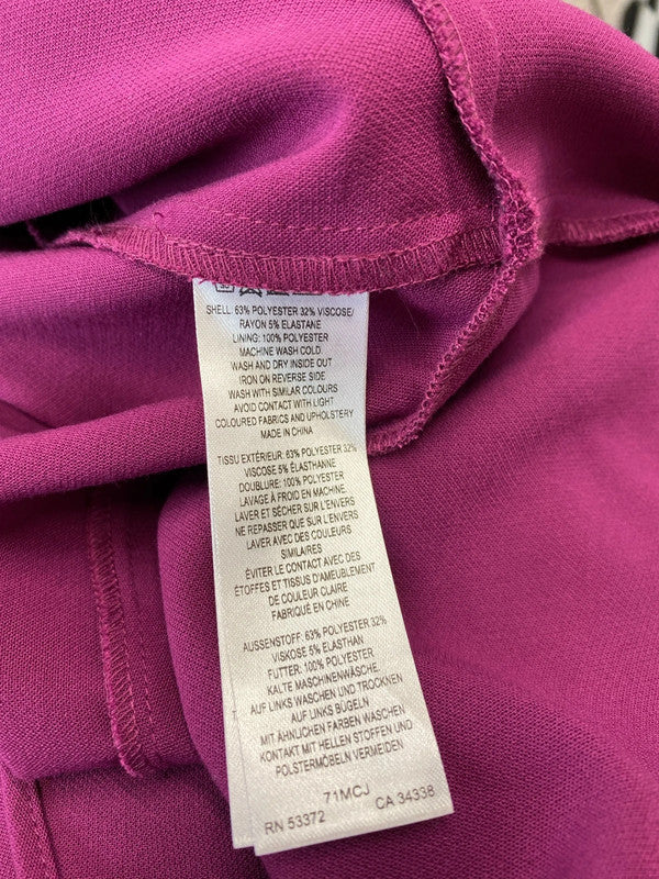 Fabulous plum purple Uk14 mini dress fun & flirty LB005