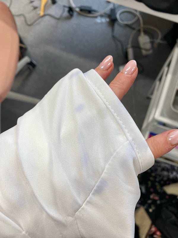 Lovely Joseph ribkoff lovely white drape top UK 10 KM004