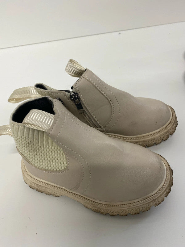 Fabulous bundle 5 Duo of girls ankle boots sparkly pink & cream uk26 JS005