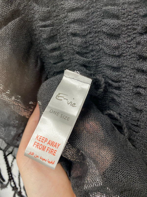 Gorgeous Black Scarves Duo E-vie & Unbranded NC001