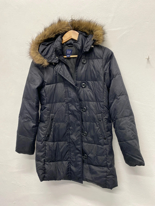 Fabulous Gap Parker feather & down UkXS classic puffer KM004