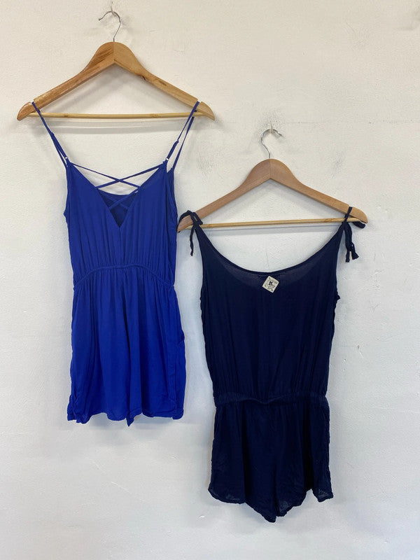 H&M Soulcal & Co Fabulous Colourful Playsuits Duo UK 6-8 #7 LK009