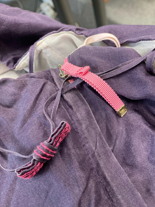 Fabulous Rare 1990’s Luella occasion event dress UK14 purple pink KN003