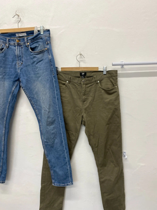 Duo of Men’s Jeans & Chinos 31/31 & H&M chinos 32/31 #2 JA001