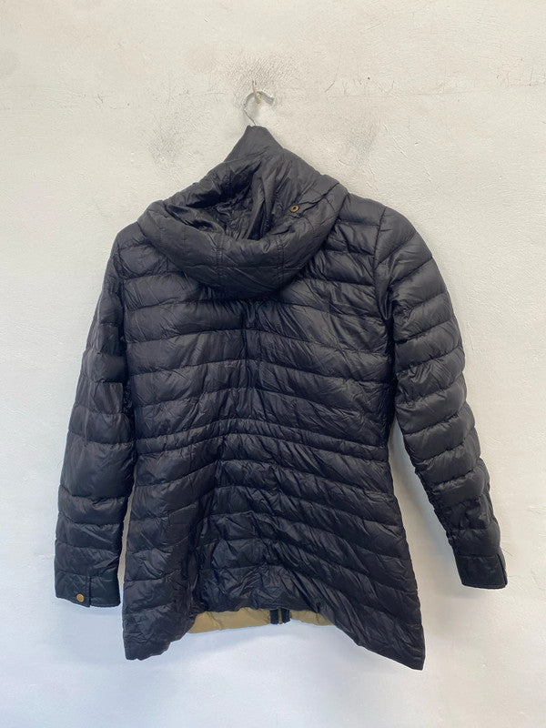 Lovely antoni & Alison midi puffer jacket navy UK S MW001