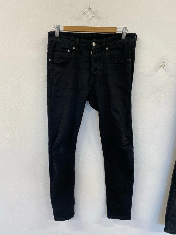 Trio of black and charcoal H&M men’s jean 32 #3 JR001