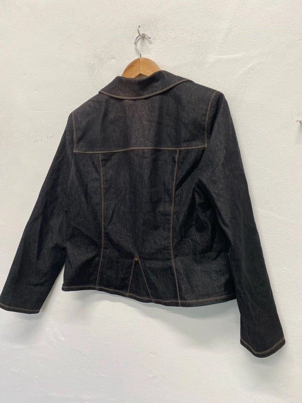 Fabulous Soft denim western jacket by Weill Uk14 JB005