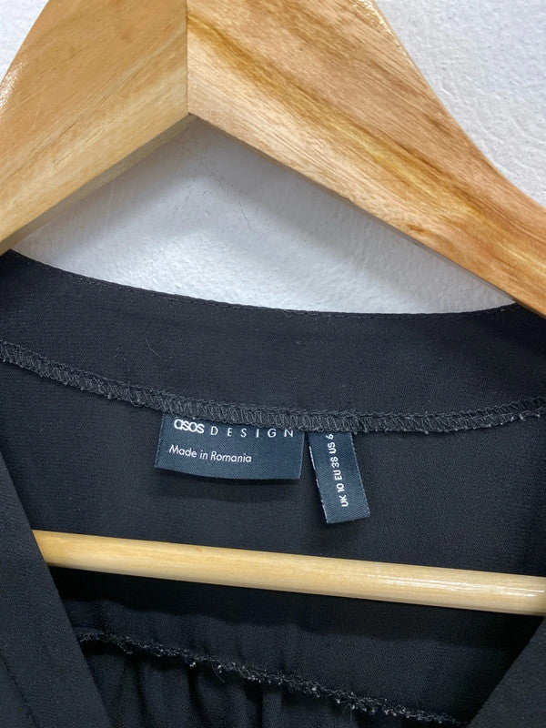 Fabulous ASOS Semi sheer blouse Uk10 classic elegant LP003