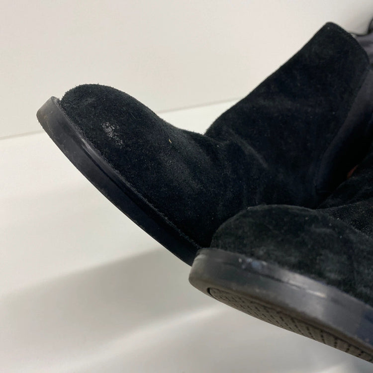 Fabulous Clark’s Womens Black suede ankle boots UK6 D Chelsea JR001