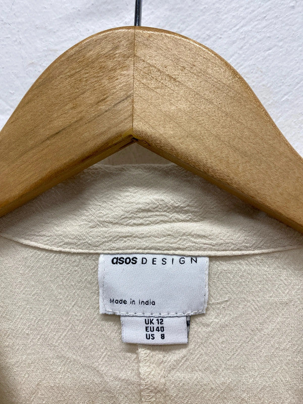 Fabulous asos Design cotton Playsuit boho vibes Uk12 KS002