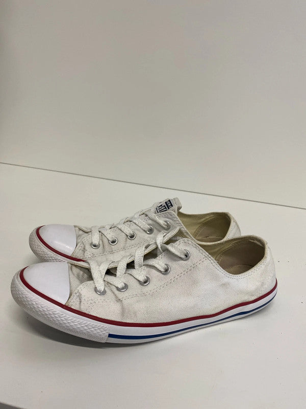 Fabulous Converse white flats UK6 classic pumps RF001