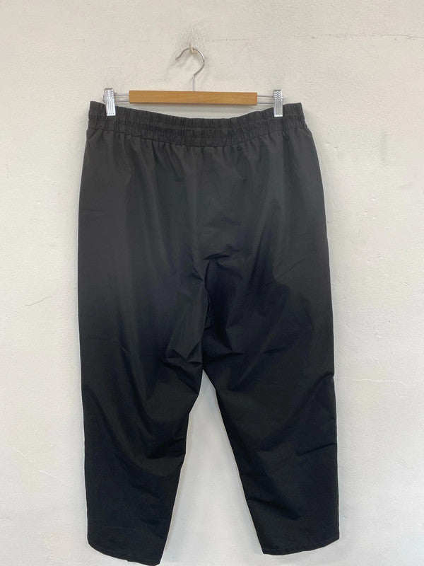 TU Stylish Black Wide Leg Trousers UK 18 LG004