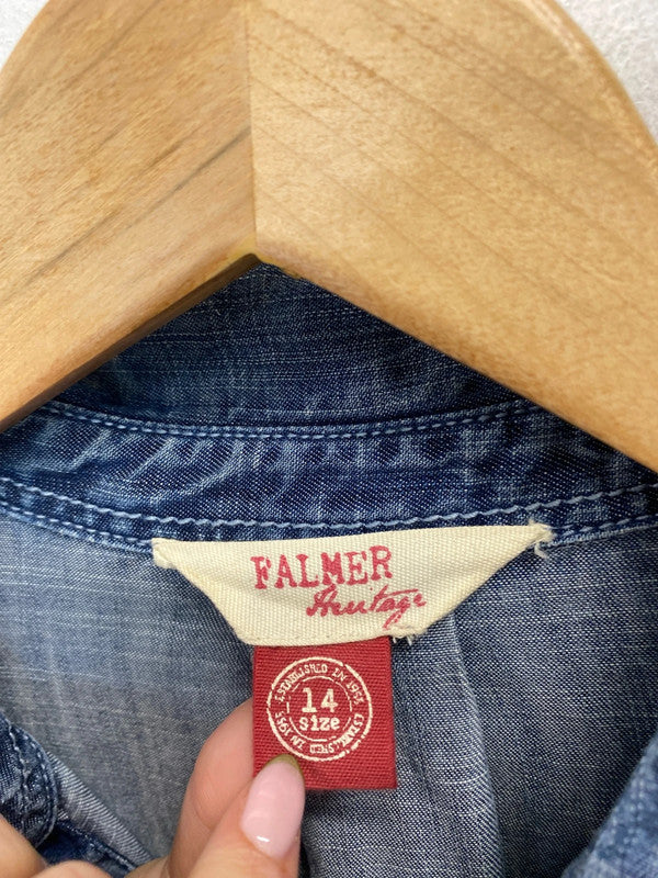 Lovely duo of blue shirts falmer George UK 14 KW002 #12