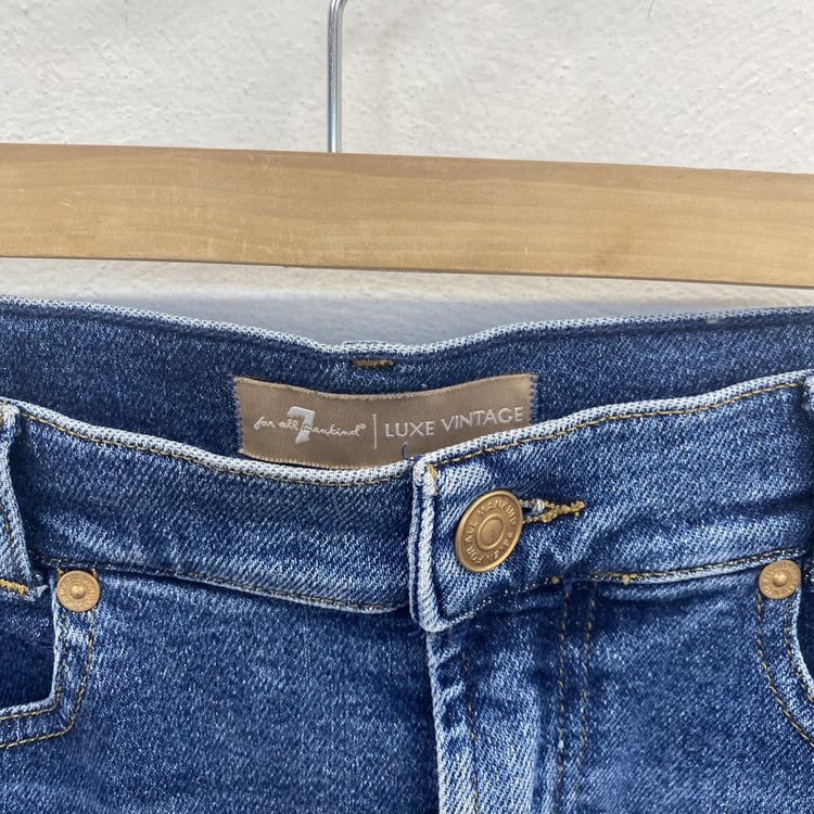 7 For All Mankind Denim Maxi Skirt Size 29/UK 14 SS002