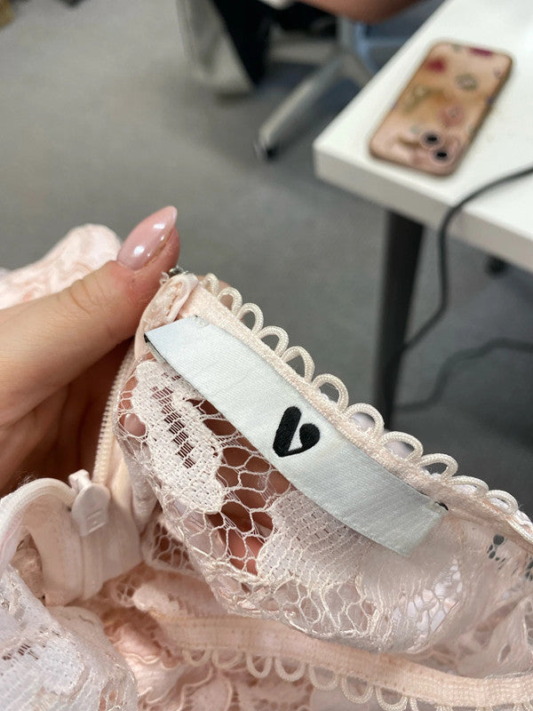 Lovely very rose broderie frill midi dress UK 16 JB005