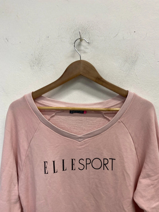 Lovely Elle sport rose pink jumper dress UK 12 YM001