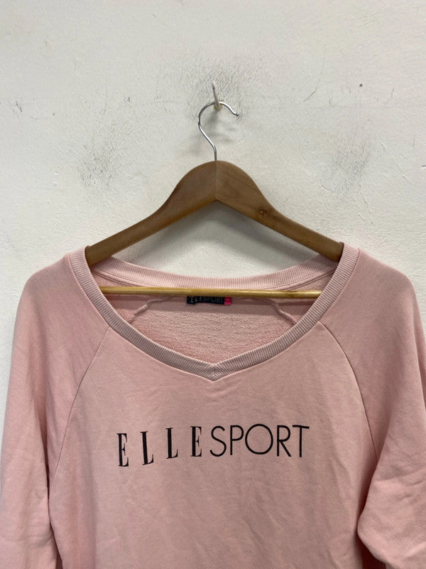 Lovely Elle sport rose pink jumper dress UK 12 YM001