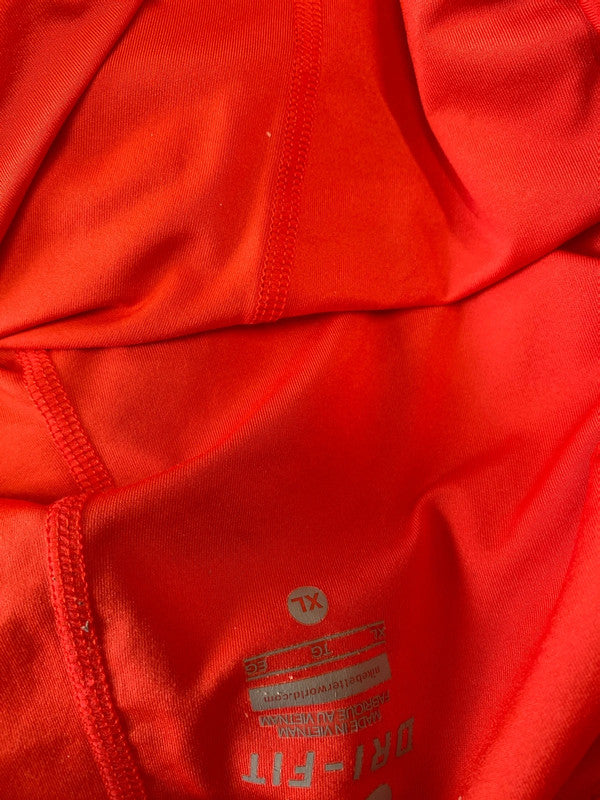 Fabulous Nike Dri-Fit ditsy coral orange shorts UkXL NN001