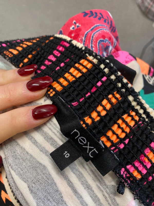 Lovely duo of bandeau summery 90s vibe next tops UK 10 #18 SW001