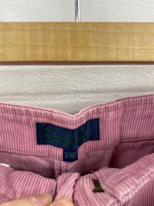 Boden Fabulous Pink Corduroy Mini Skirt UK 12 MM005