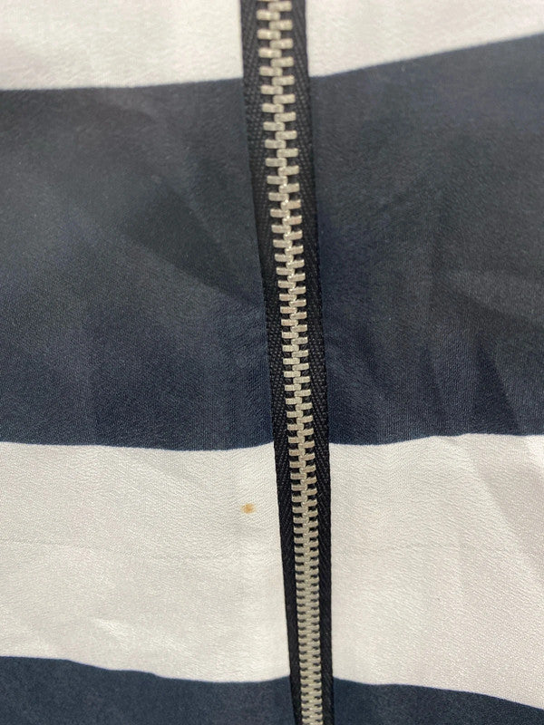 Oasis Chic Black & White Stripe Mini Dress UK 12 NN001