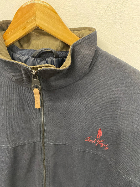 Classic Jack Murphy cotton Harrington bomber navy L KM004