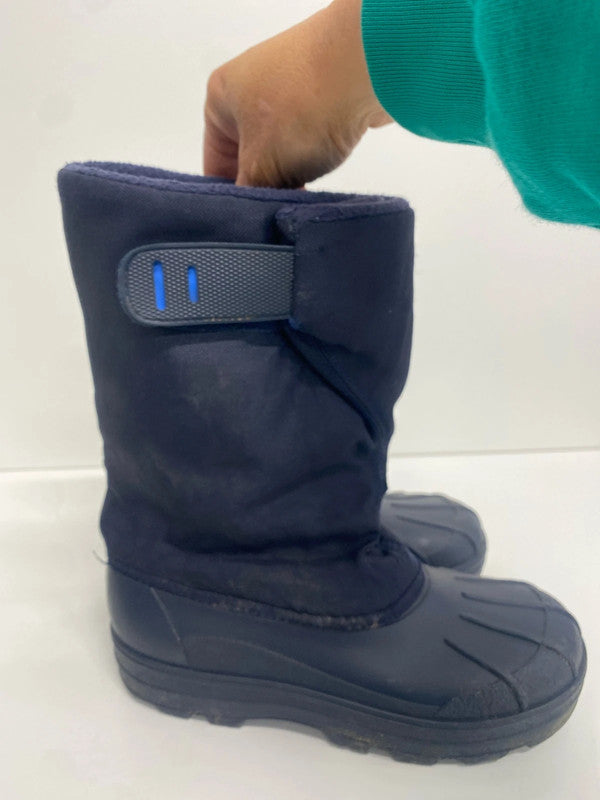 Fab Igor Navy Winter mud snow boots EUR 34 uk2 JP001