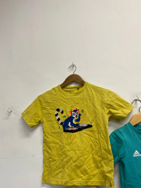 Lovely boys clothing bundle shorts T-shirt Boden hatley ages 5-7 EC001