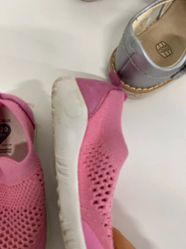 Fab girls Holiday sandal swim shoe bundle Clark’s / Bobux size 4 / Eu 20 #48 AL002