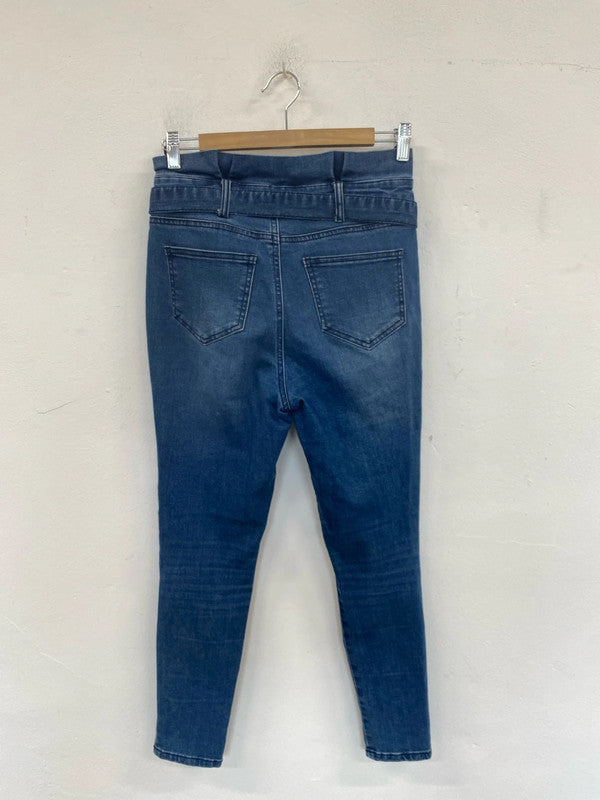 Urban Bliss Stylish Ruffle Hem Skinny Jeans UK 8 LK009