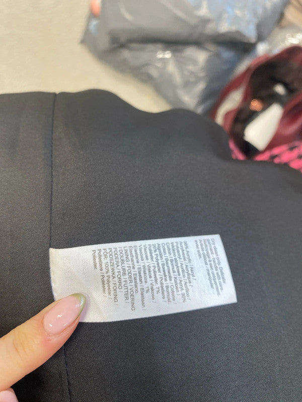 Stunning river island pink black houndstooth jacket UK 10 JM008