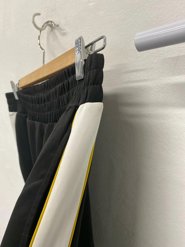 Fabulous H&M wide leg stipe jogger UkM JB001