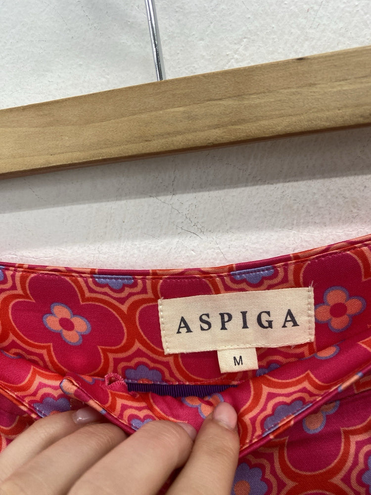 Lovely Aspiga Pink Flower Power Trousers UK M SS002