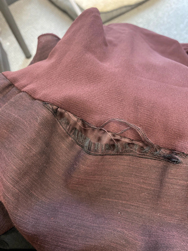 Absolutely Stunning Ladies occasion outfit Uk10/12 Maroon brown Italian made by Siste’s HS001