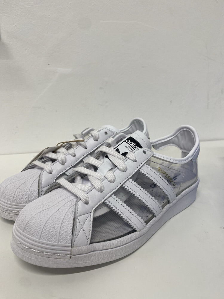 Adidas Superstar Transparent Trainers UK 4 LB002
