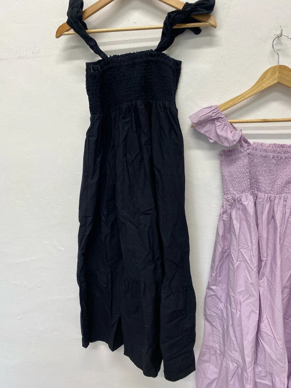 Fabulous Duo of summer Dress gypsy smock dress UK6 petite #3 JA001