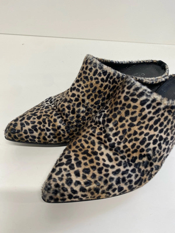 Fabulous Carvela Leopard print mule block heel UK3 SS002