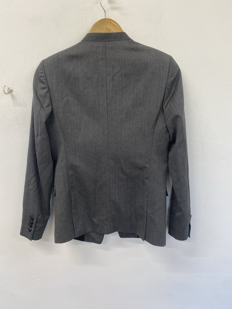 The Kooples Women’s Grey Fitted Wool Lagenlook size EU 38/10 Smart Formal FE001