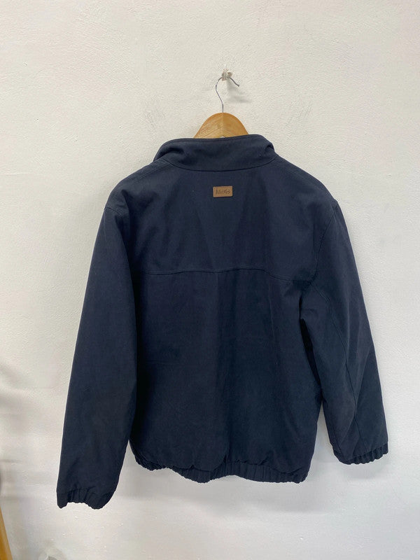 Classic Jack Murphy cotton Harrington bomber navy L KM004