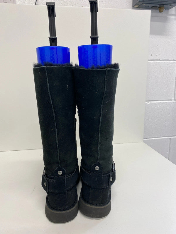 Fabulous Tall Ugg boots western Vibes Black Uk5.5 MS002