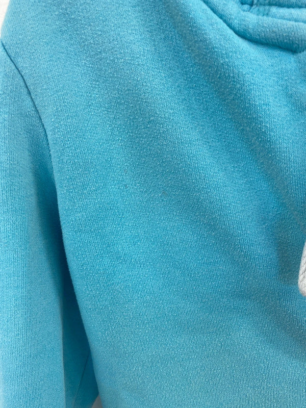Superdry Sporty Turquoise Zip Thru Hoodie Size XS GK002