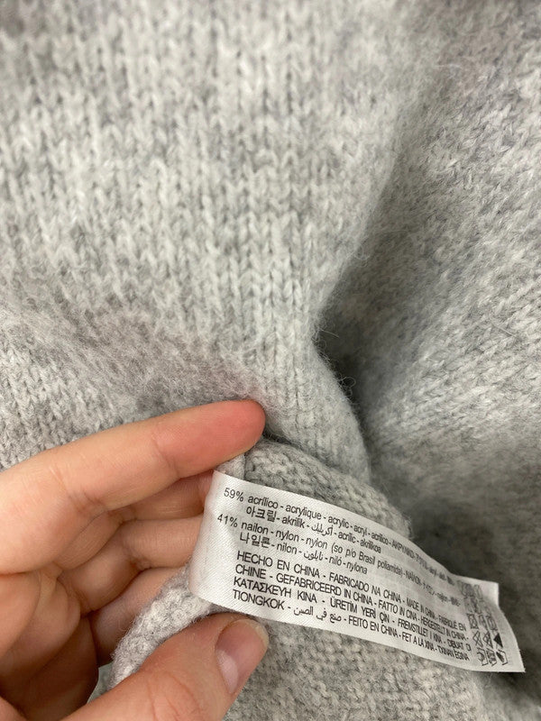 Zara Fabulous Grey Oversize Turtleneck Jumper Dress Size S KS002