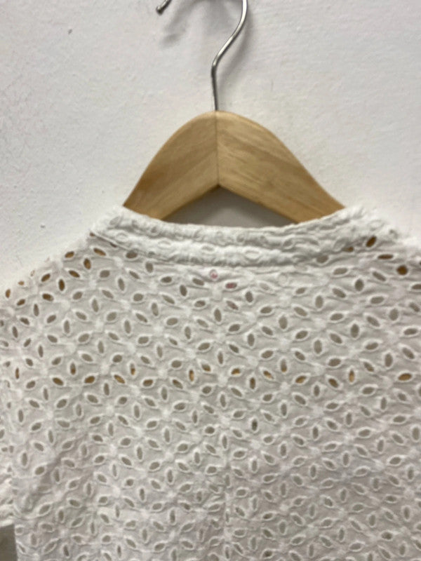 Stunning Y2K vintage Pepe Jeans broderie summer dress UK6-8 SN002