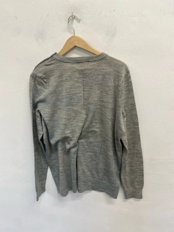 Lovely H&M grey merino wool jumper UK XL KM003