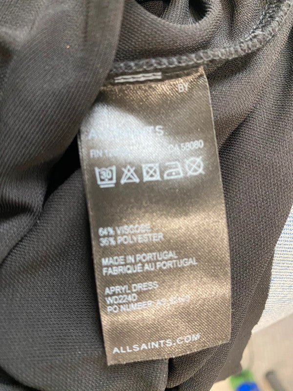 Fabulous Apryl Dress UK6 black asymmetric dress SD002