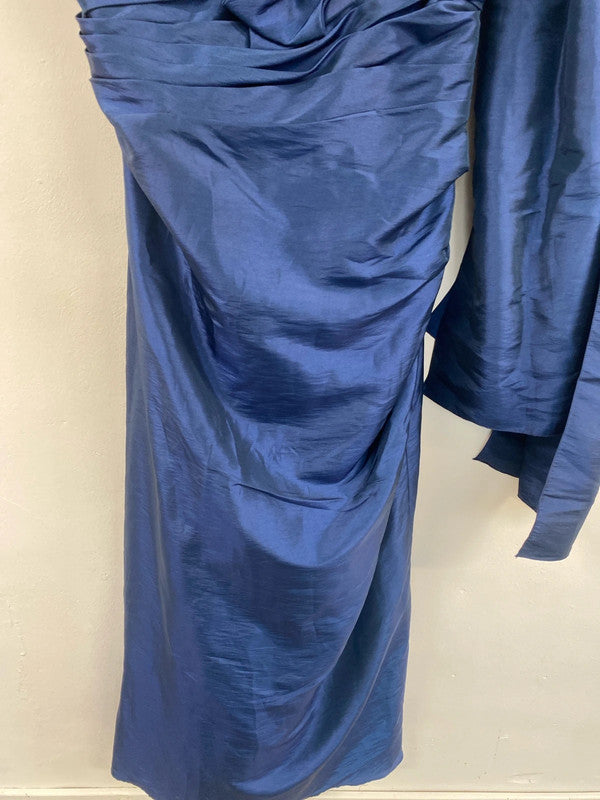 Gorgeous Hilary Morgan ball gown bridesmaid dress navy 24 CR002
